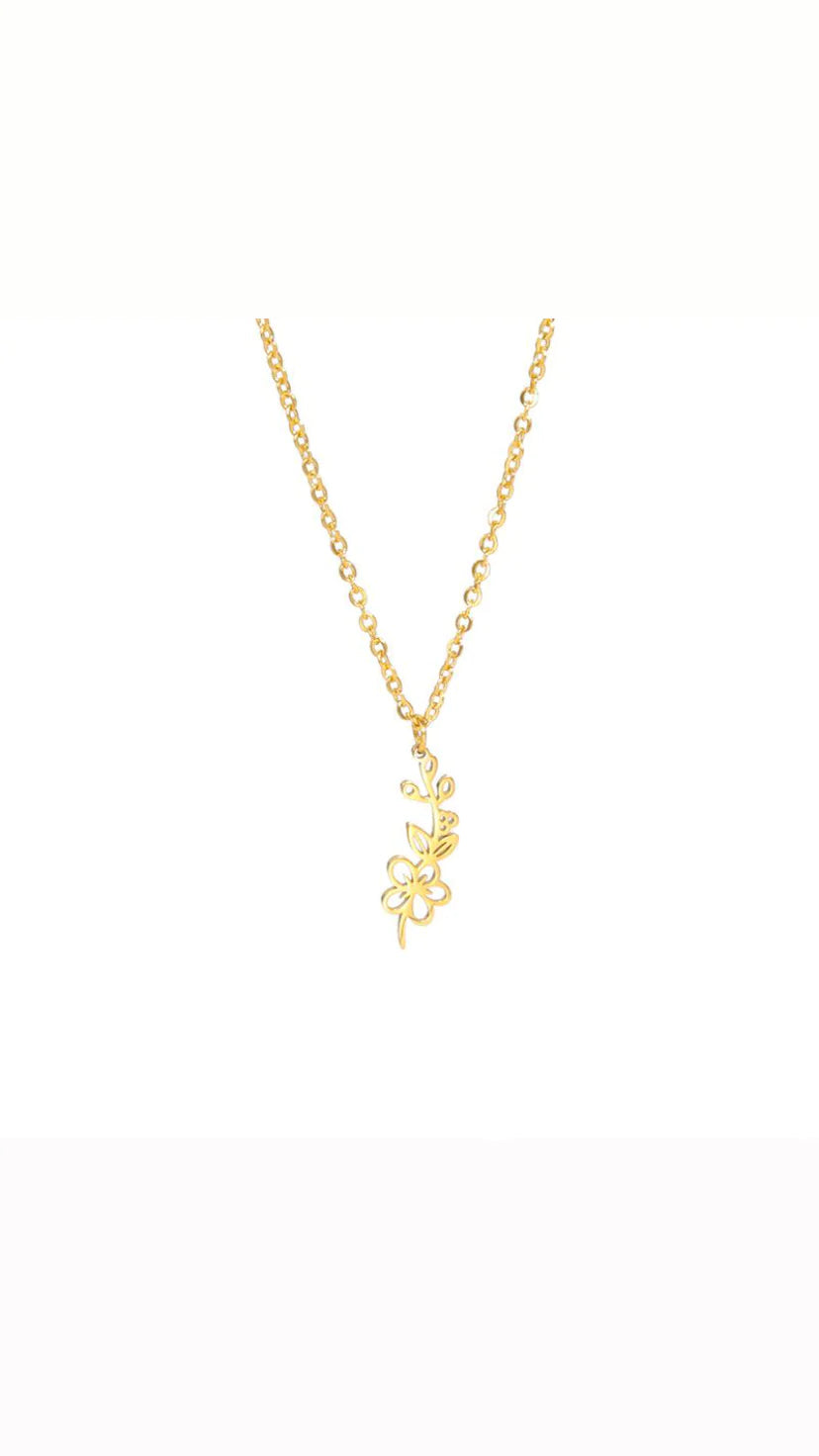 Créatival - Collier Aubépine Or