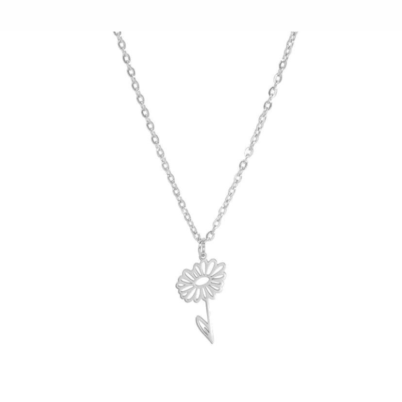Créatival - Collier Marguerite Argent