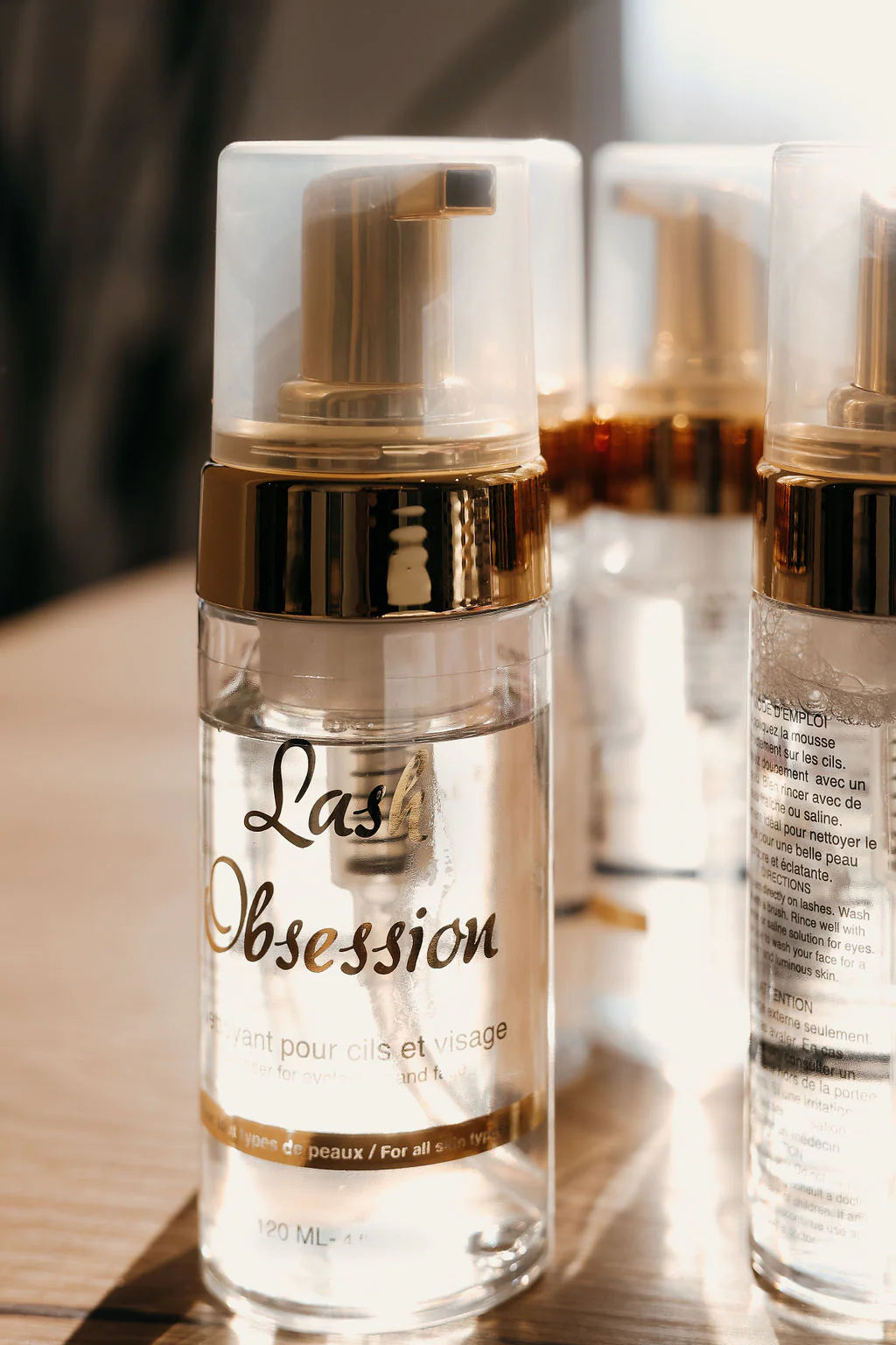 Nettoyant shampoing à cils