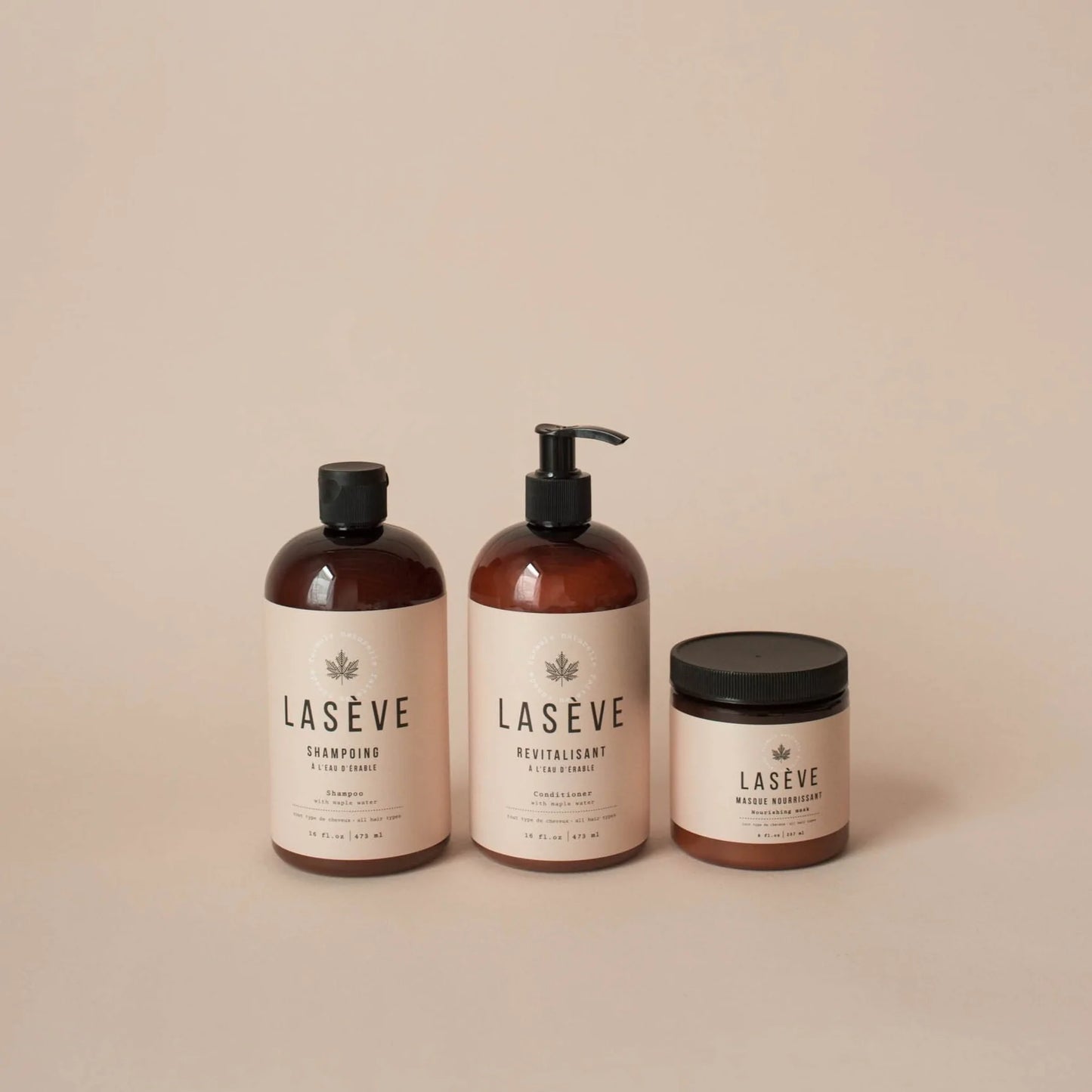 Lasève - TRIO SHAMPOING + REVITALISANT + MASQUE