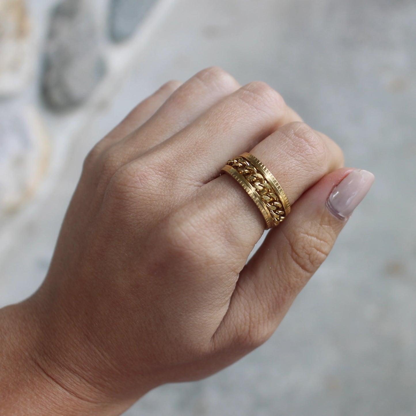 Créatival - Spirit - Bague de méditation or