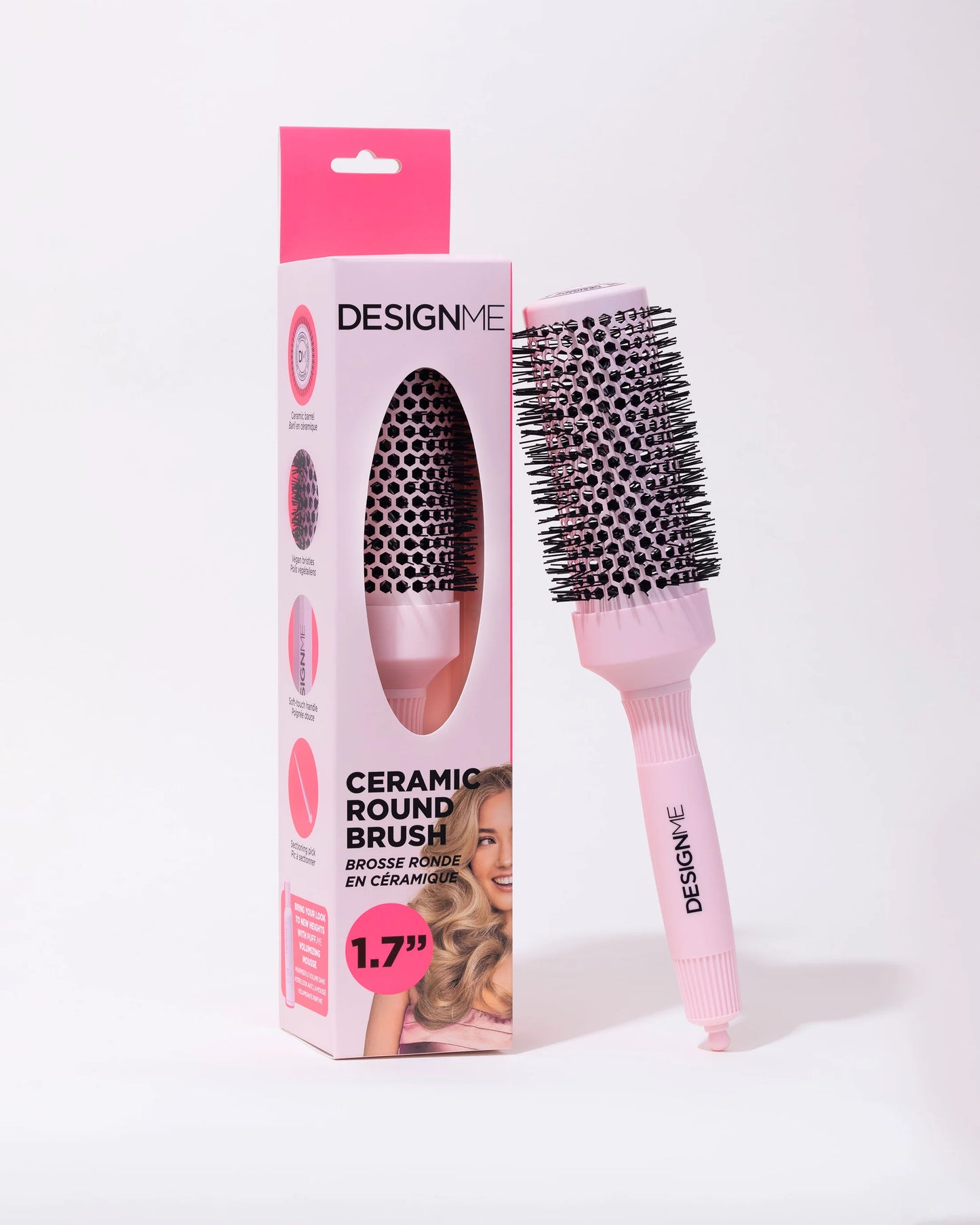 Brosse ronde céramique DESIGN.ME