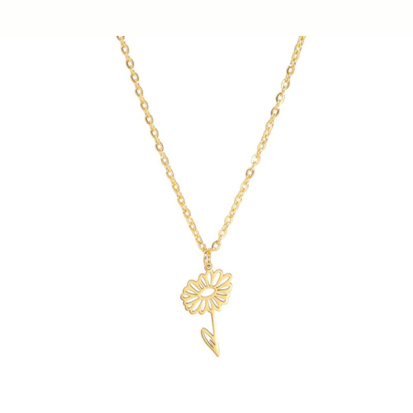 Créatival - Collier Marguerite Or