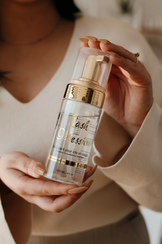 Nettoyant shampoing à cils