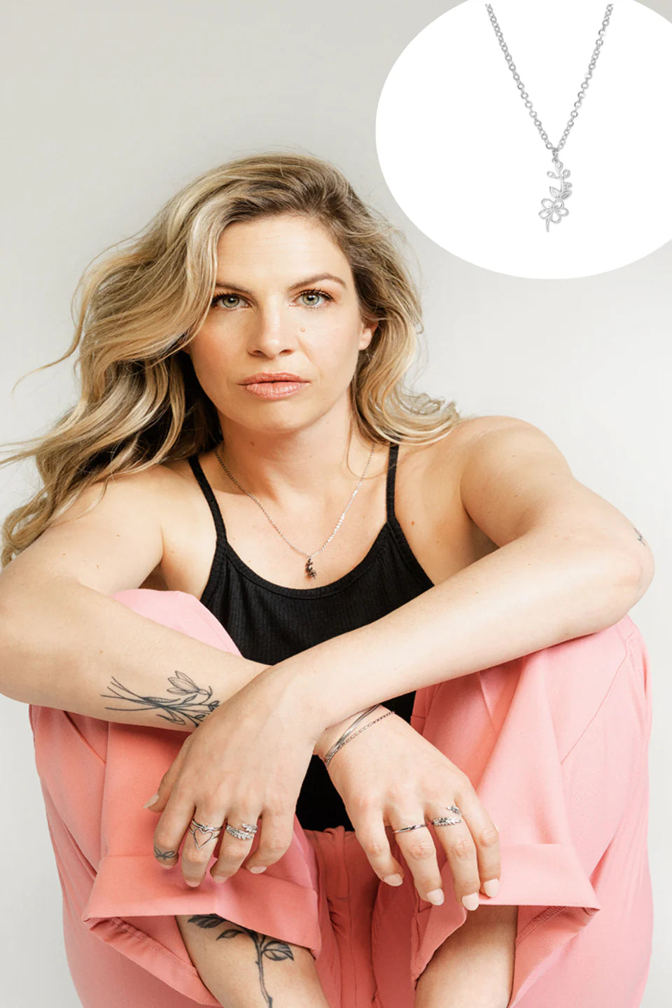 Créatival - Collier Aubépine Argent