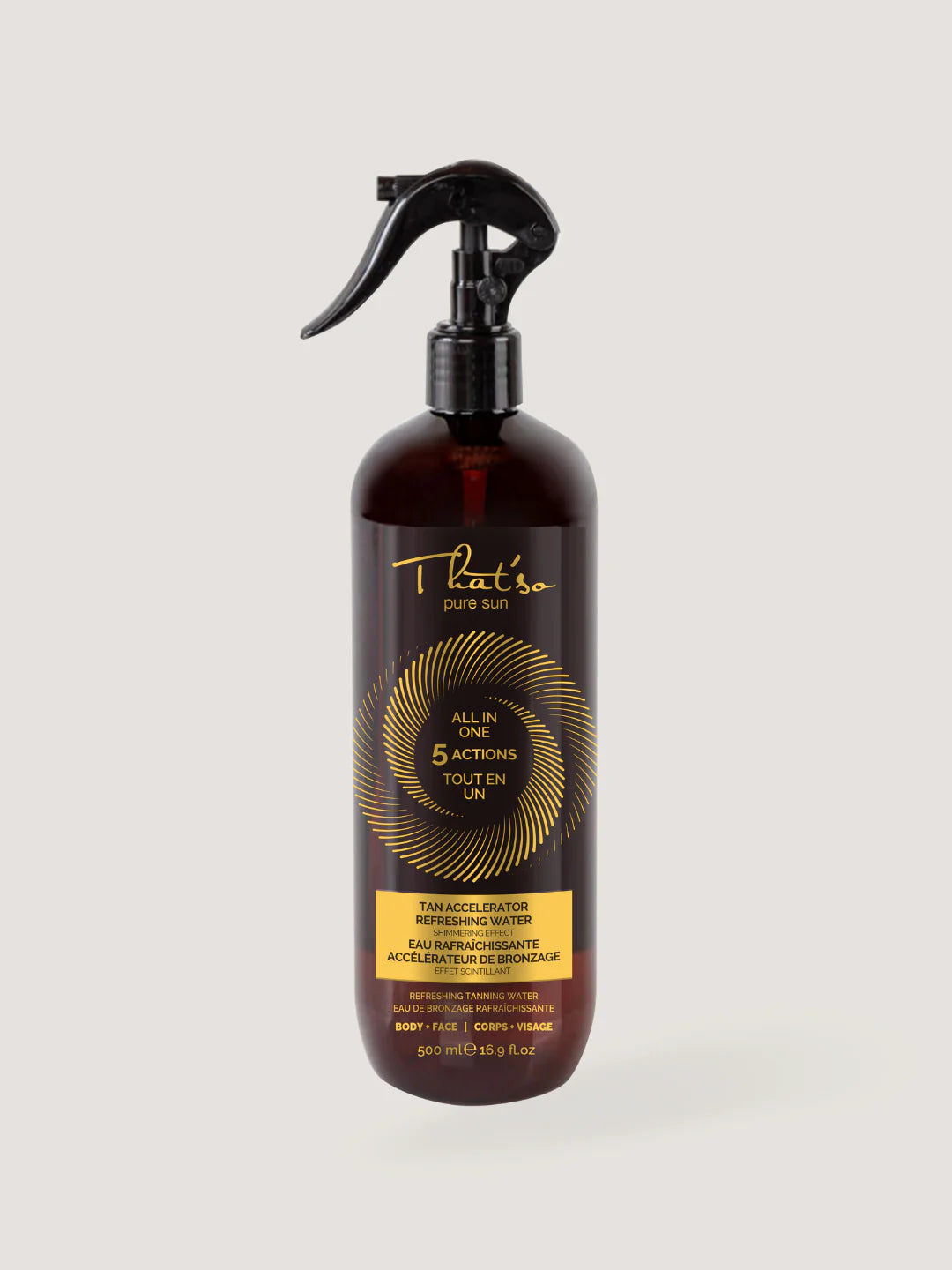 All-in-One Eau Rafraichissante Acceleratrice de Bronzage le