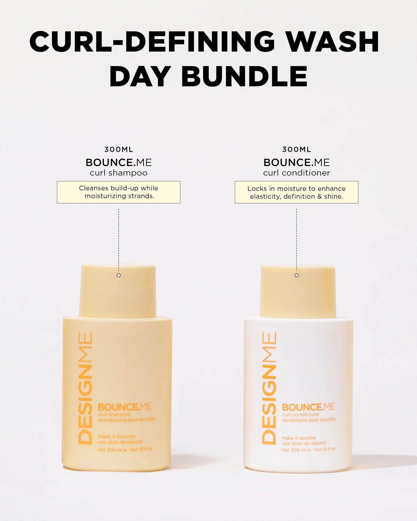 Duo Bouce.ME Shampoing & revitalisant pour boucles