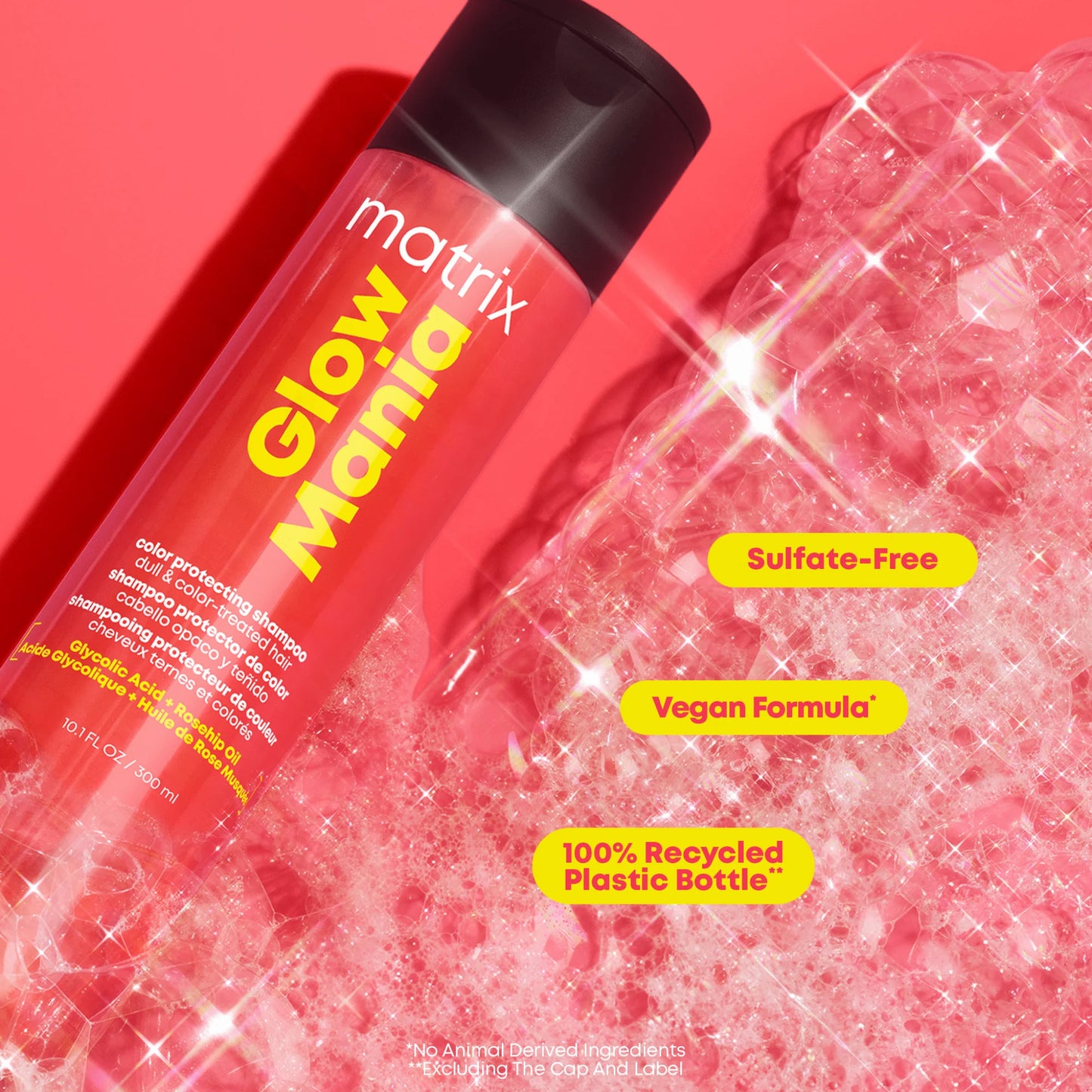 Matrix Glow Mania – Shampooing illuminateur pour cheveux ternes 300ml