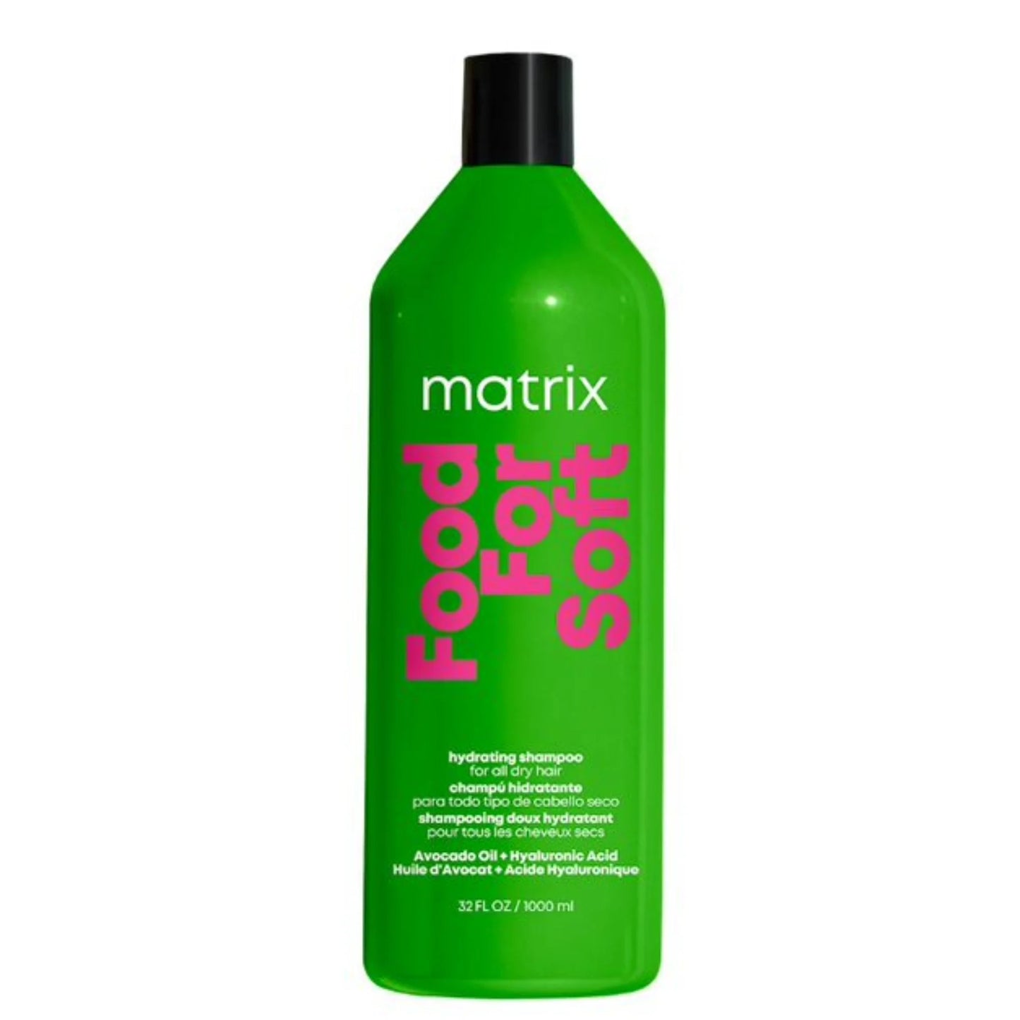 Matrix Food For Soft – Shampooing hydratant à l’huile d’avocat 1000ml