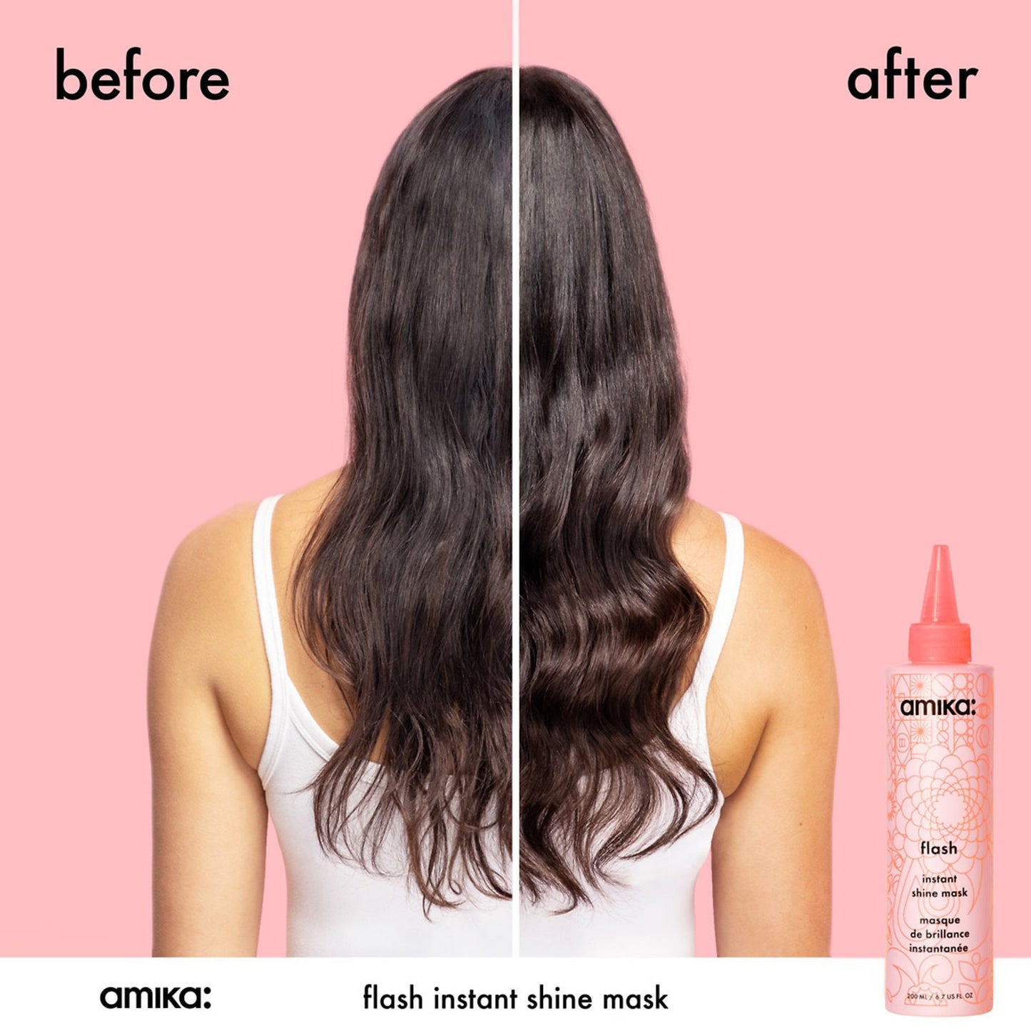 Flash Masque lustre pour les cheveux de brillance instantanée